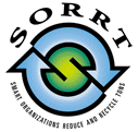 SORRT logo: Smart Organizations Reduce and Recycle Tons