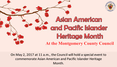 Asian American month banner