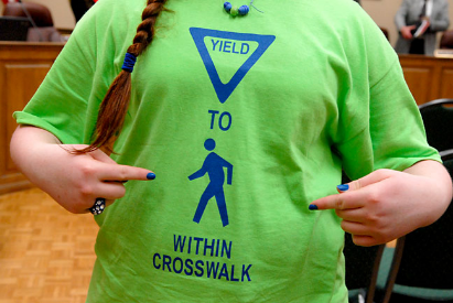 Pedestrian Safety T-Shirts from Ohio