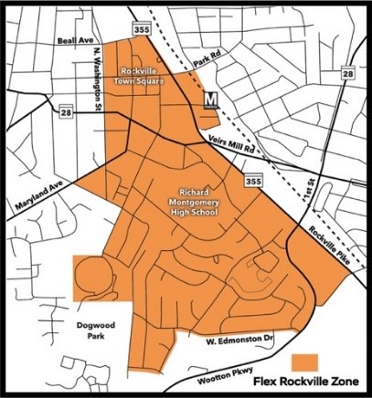 map of Rockville Zone