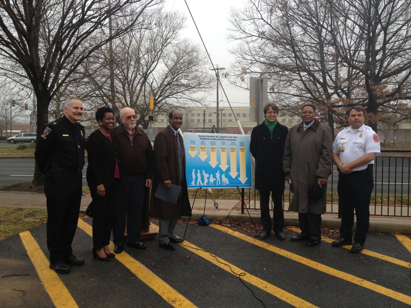Event to celebrate five-year anniversary of Montgomery County Executive Isiah Leggett's Pedestrian Safety Initiative