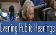 Evening Public Hearings