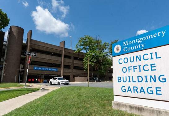 Garage entrance - Monroe St