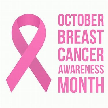 乳腺癌宣傳月圖标。