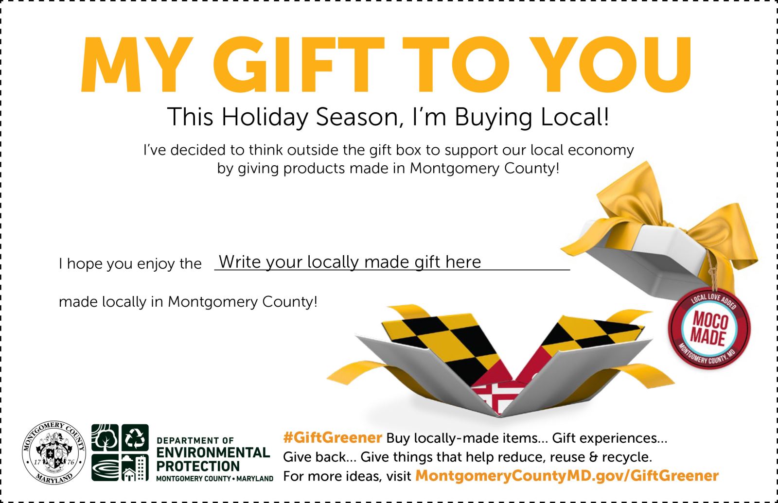 Buy Local Gift Card