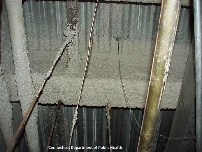 Image of Asbestos on pipes