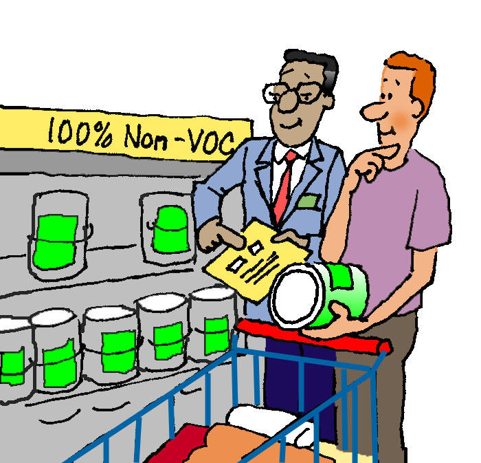 Buying Non-VOC Paint Image of buying Non-VOC Paint