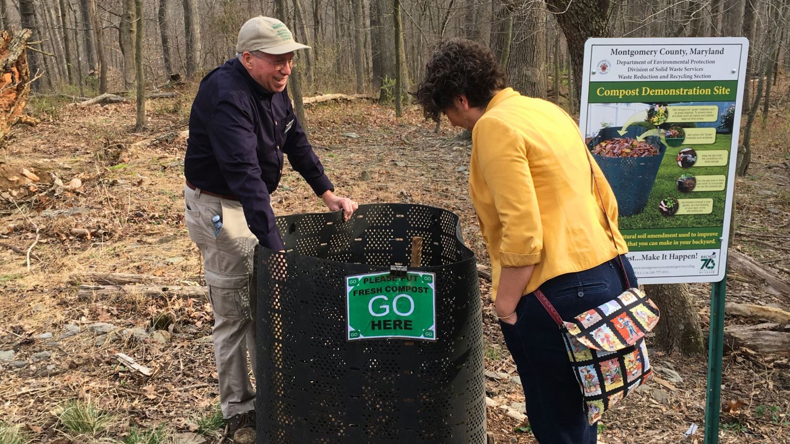 compost demonstration site
