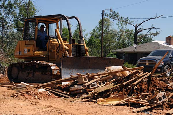Clearing Storm Debris / Photo Credit FEMA