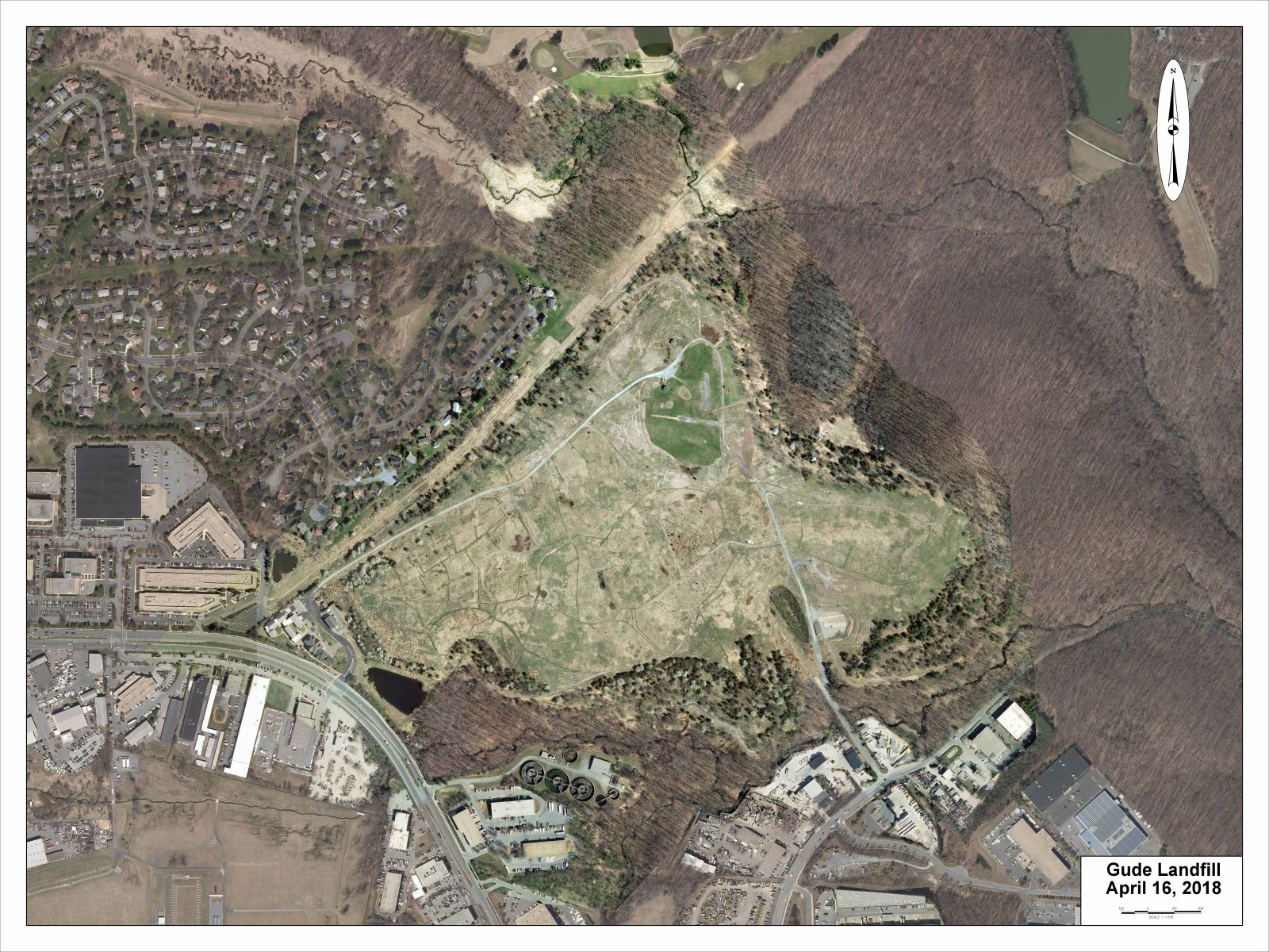 Gude Landfill Aerial Photo April 2018