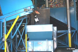 View of compacter
