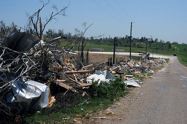 Storm Debris / Photo Courtesy FEMA