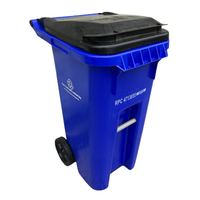 35-gallon mixed paper cart