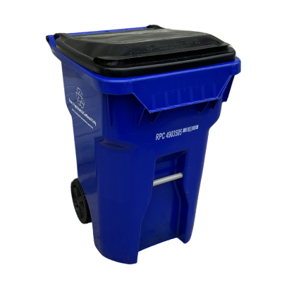 65-gallon mixed paper cart