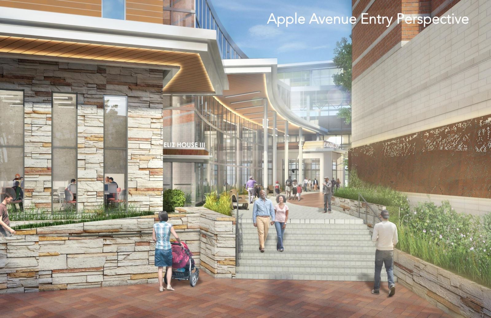 Apple Avenue Entry Perspective