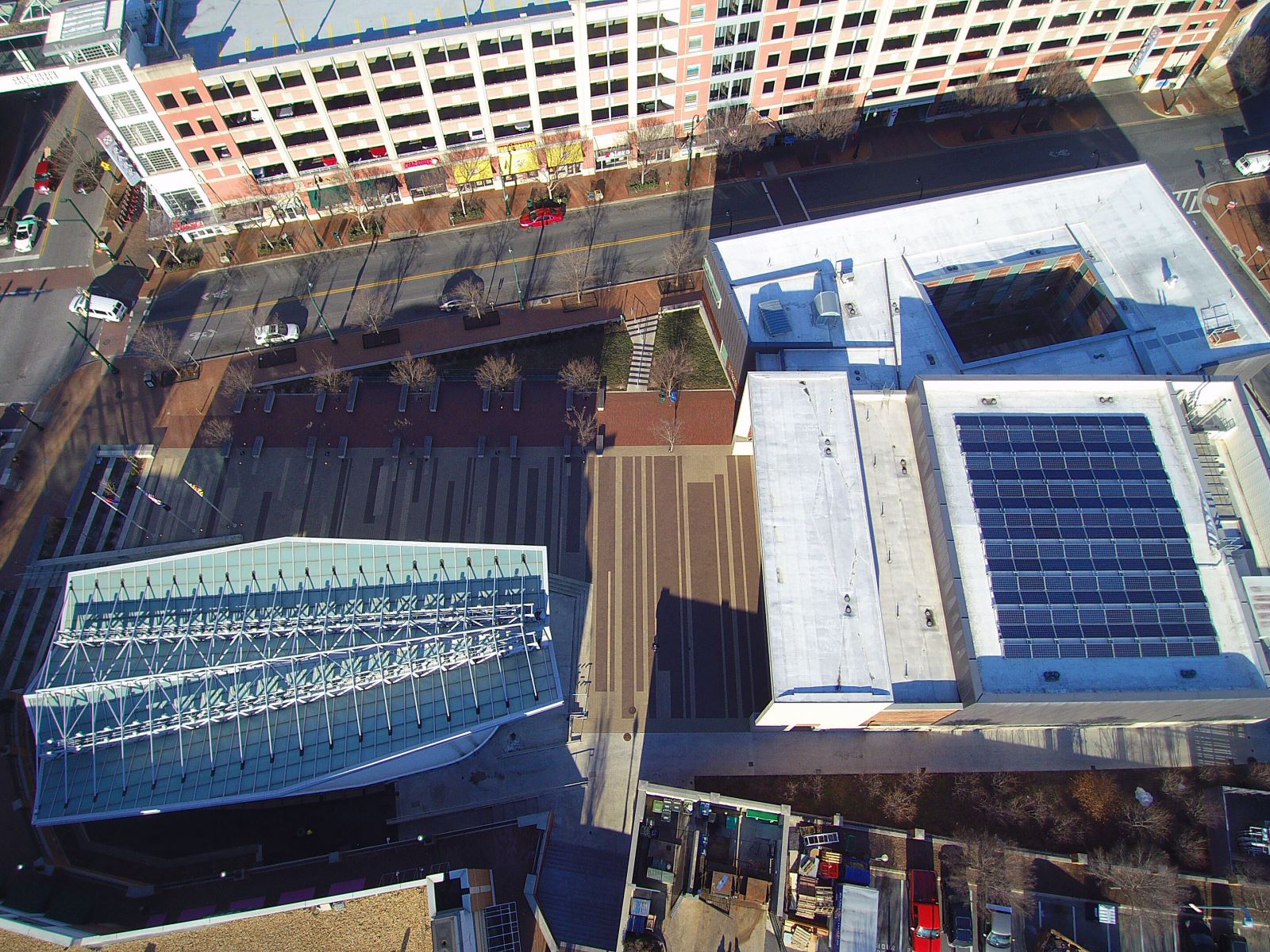 Solar Panels at Silver Spring Civic Center