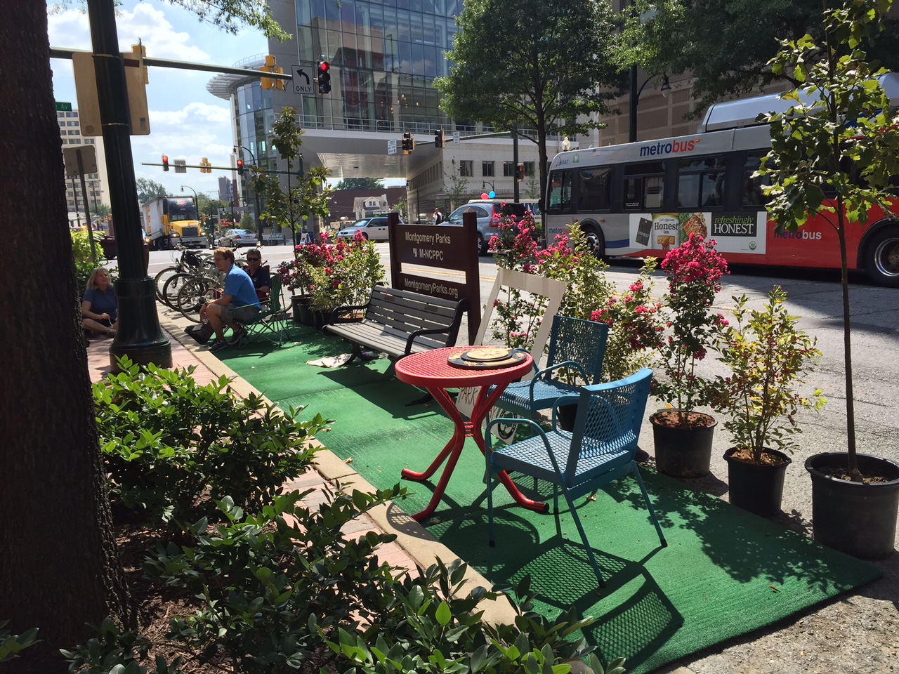 PARK(ing) Day 2015 in Silver Spring