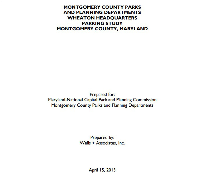 Wheaton Traffic Study
