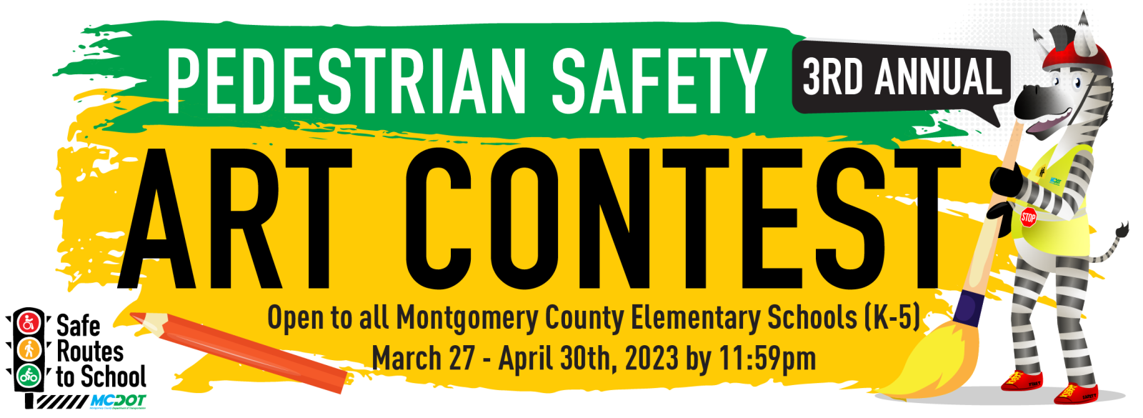 Pedestrian Safety - Art Contest March 1 through 10th