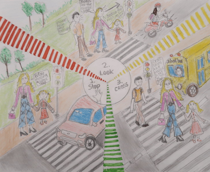 Second place artwork by Hannah C.