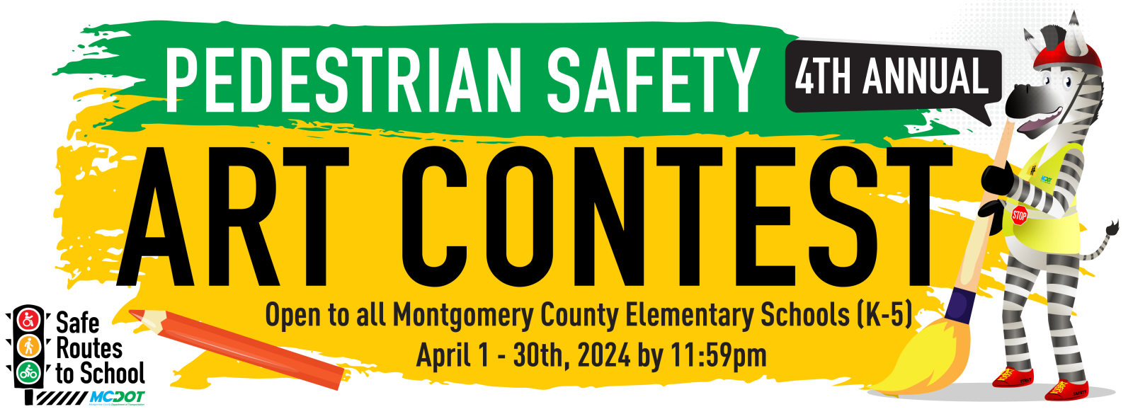 Pedestrian Safety - Art Contest March 1 through 10th