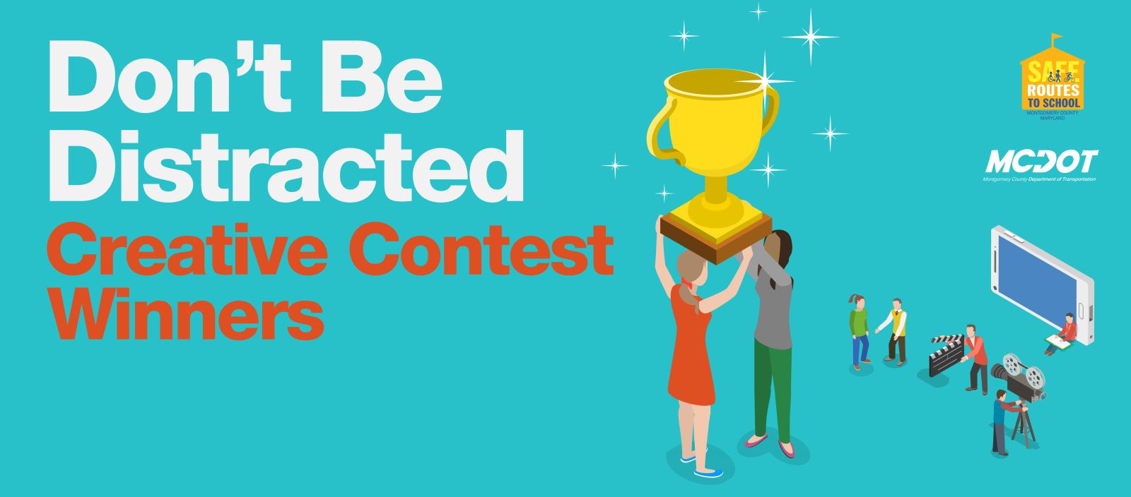 Safe Routes To School Banner CC Winners