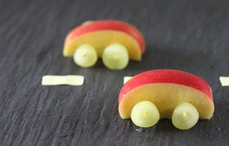 Apple and Grape Cars