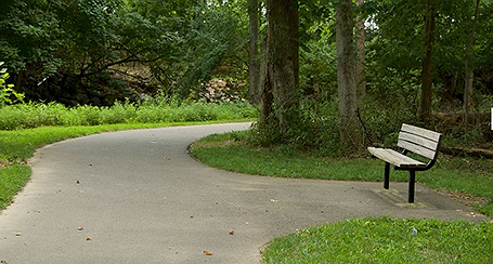 photo of a walking trail