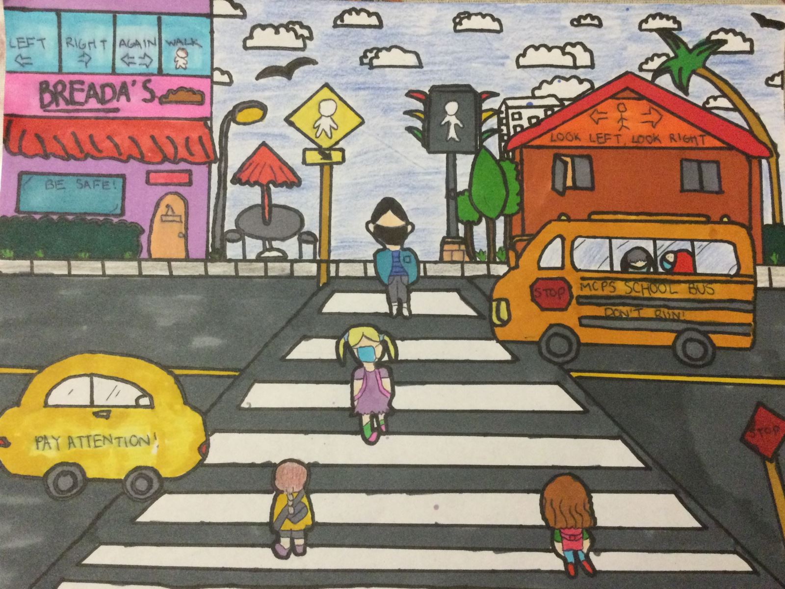 Second place artwork by Keilani L.