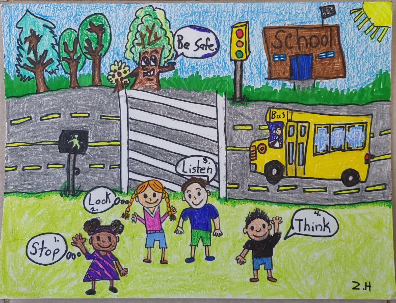 Third place artwork by Zaccheo H.