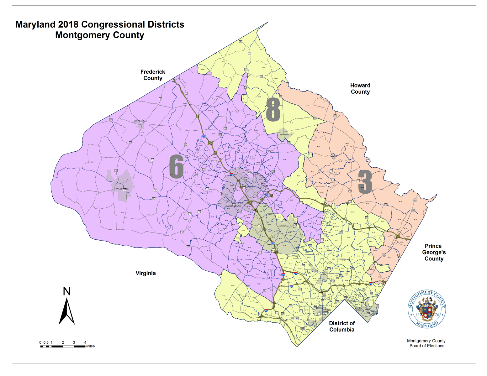 map of montgomery county md with cities Election Maps map of montgomery county md with cities