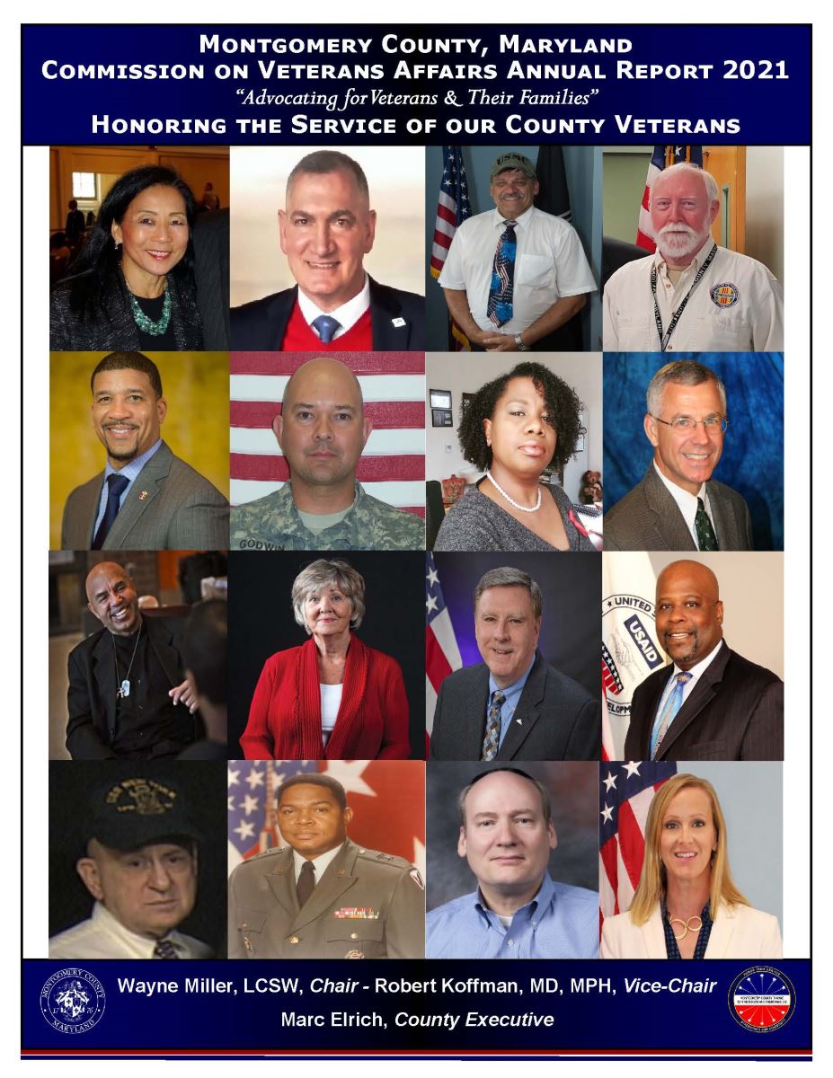 Cover Letter Commission on Veterans Affairs 2021 Annual Report