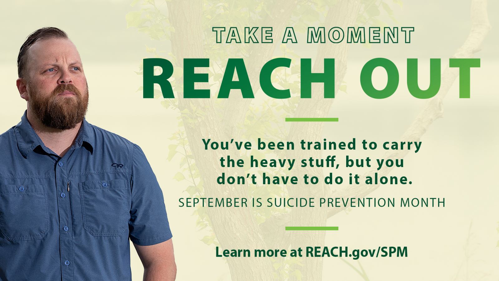 Reach Out - September is Suicide Prevention Month