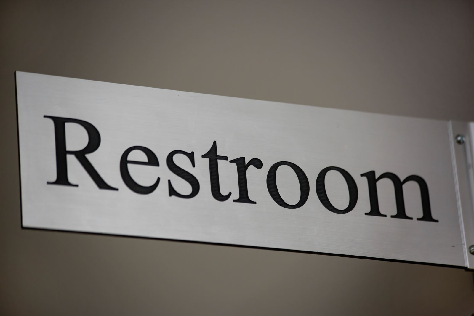 Image of restroom sign