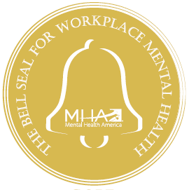 Gold Bell Seal for Mental Health Award 