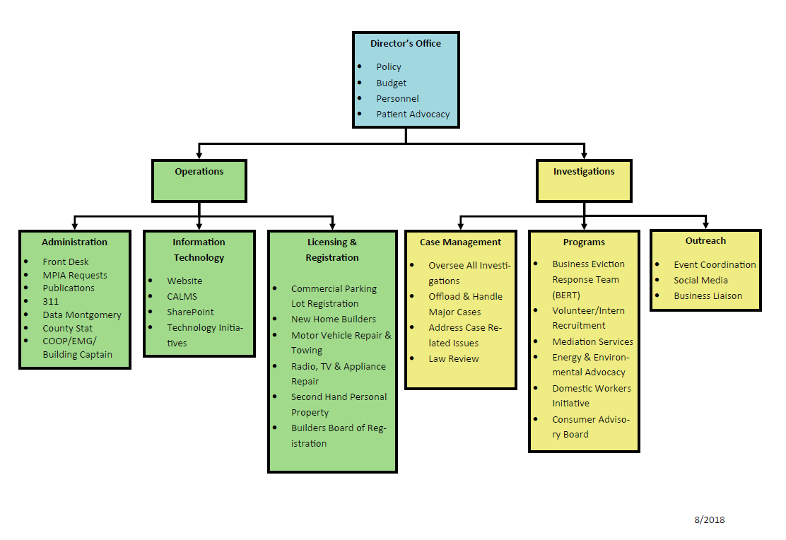 Social Media Team Org Chart