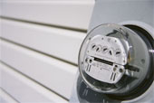 Image of outdoor utility meter