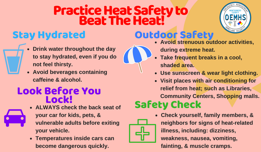 Heat Safety Info Graphic