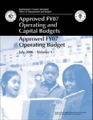 Approved FY07 Operating and Capital Budgets Brochure Cover