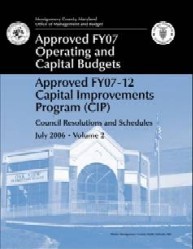 Approved FY07 Operating and Capital Budgets Brochure Cover