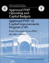 Approved FY07 Operating and Capital Budgets Brochure Cover