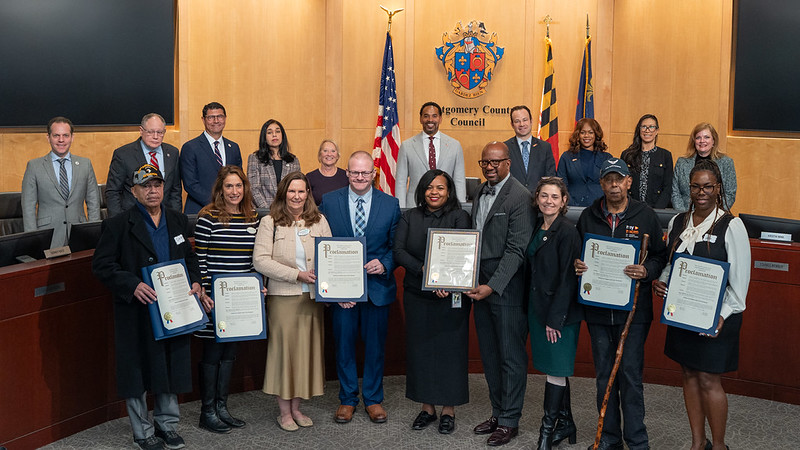 Veterans Day group photo.