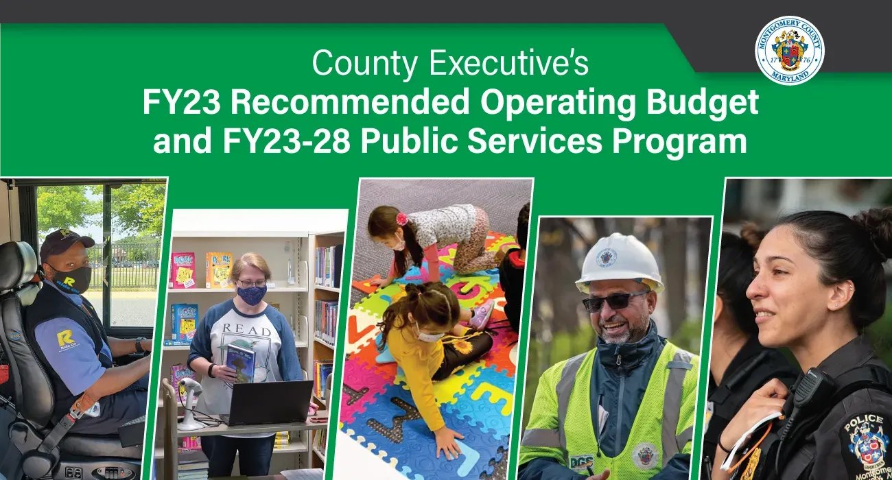 County Executive Elrich Releases Recommended FY 2023 Operating Budget