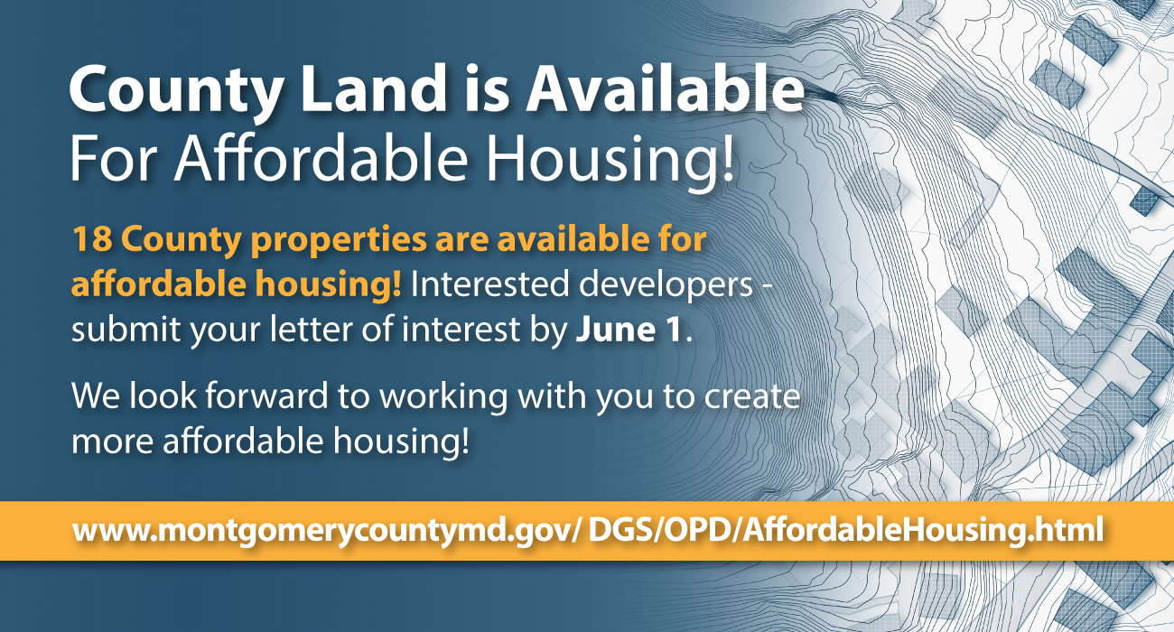County Land is Available for Affordable Housing.