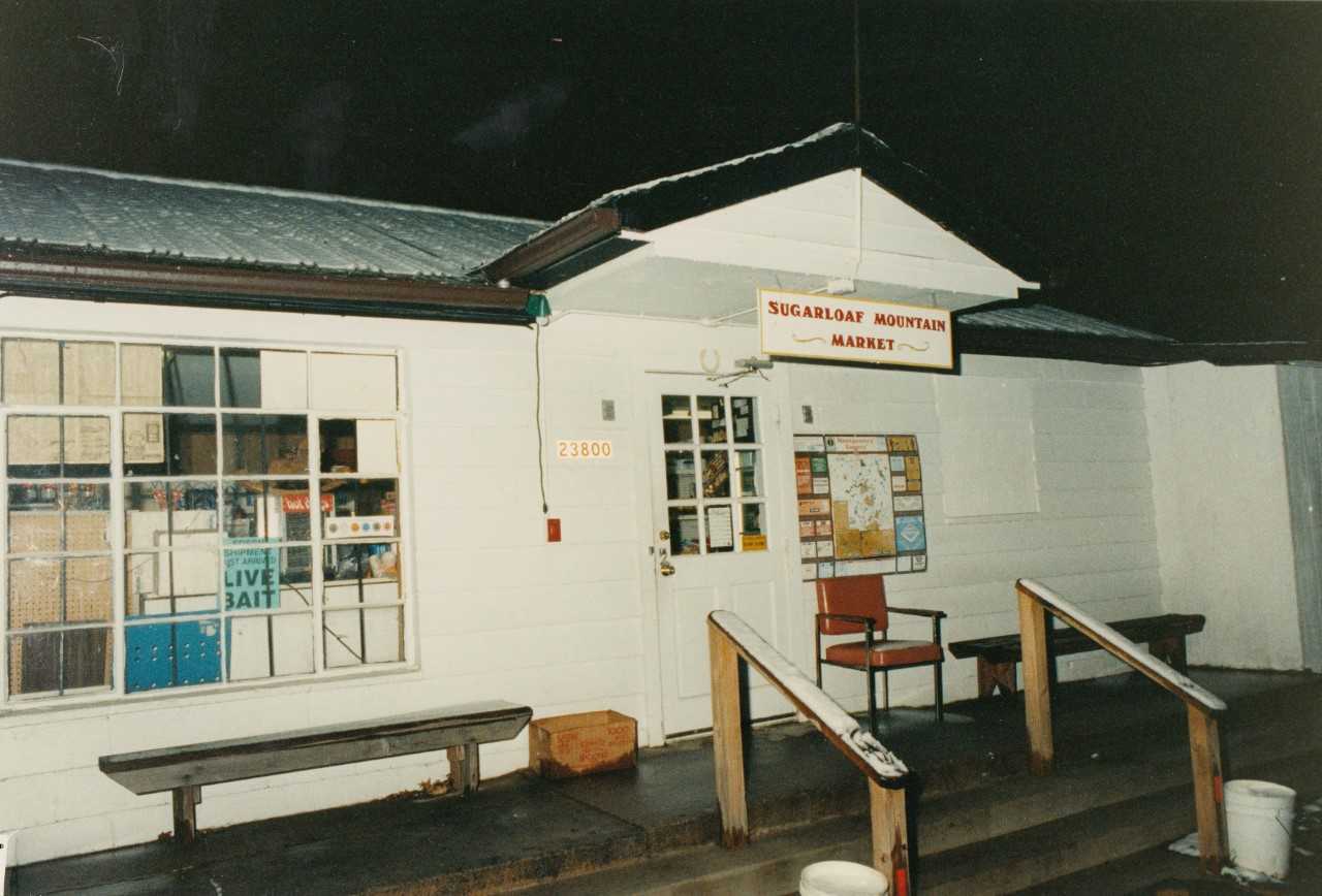 Sugarloaf Mountain Market as it looked at time of homicide. Market located at 23800 Old Hundred Road in Comus.