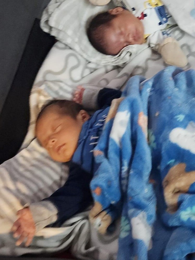 Yaquelin's twin infant boys