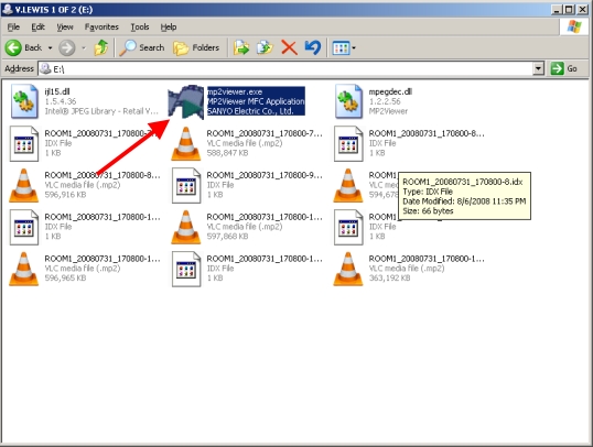 MP2 viewer playing instruction