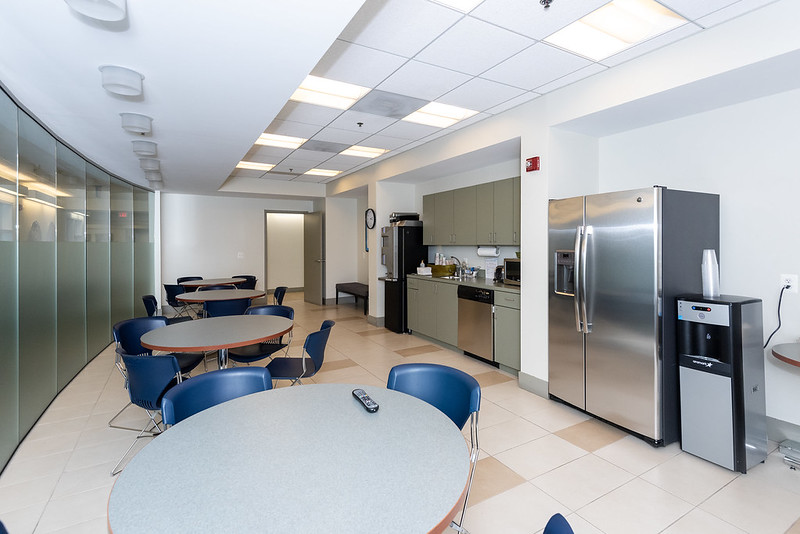 kitchen with tables and chairs