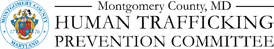 Human Trafficking header.