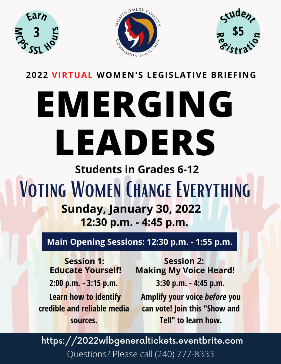 2022 Virtual women's legislative briefing, Emerging Leaders grades 6 to 12